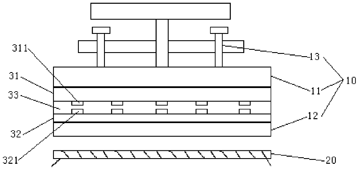 Pressure welding device and pressure welding method