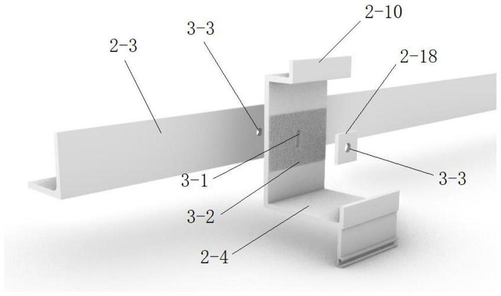 Novel ceramic plate curtain wall pendant system