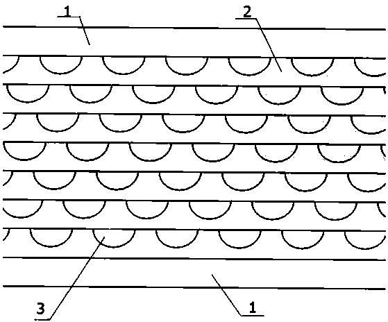 Heat exchanger core for heat exchange between more than three fluids