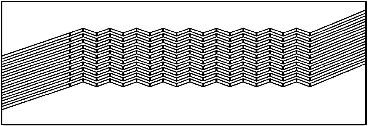 Heat exchanger core for heat exchange between more than three fluids