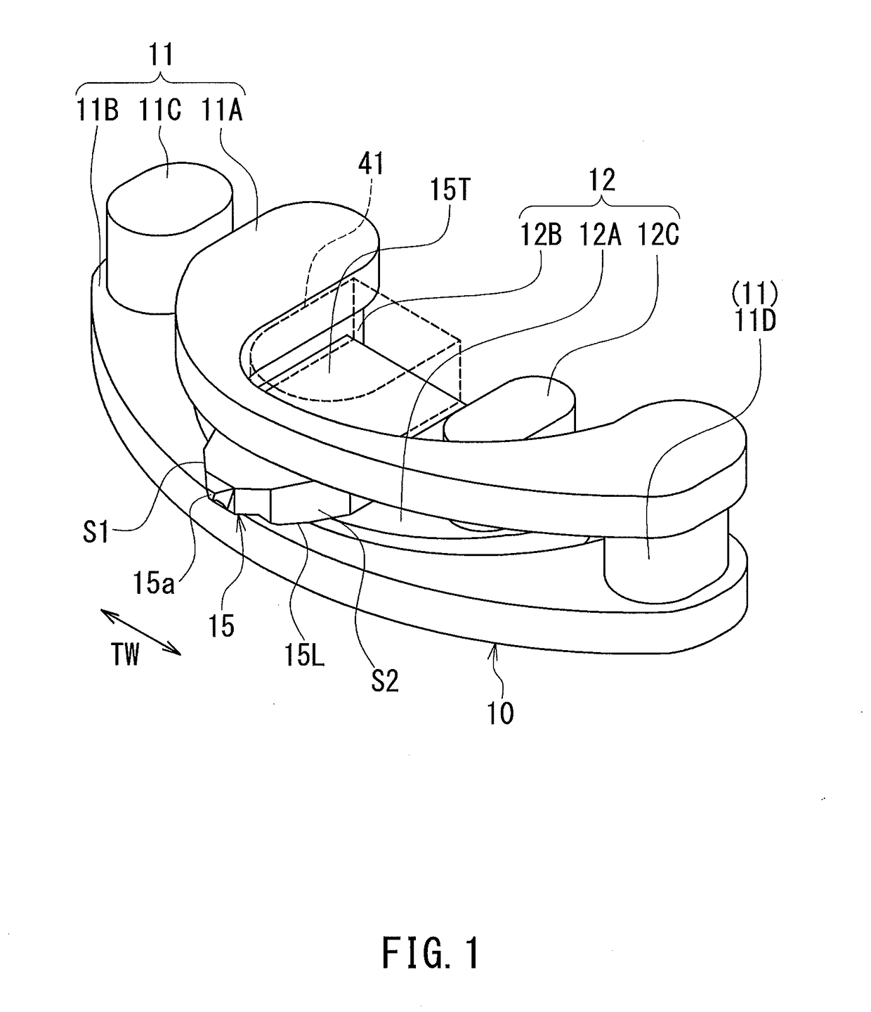 Magnetic head for perpendicular magnetic recording with a coil including a first winding portion of one turn and a second winding portion of less than one turn