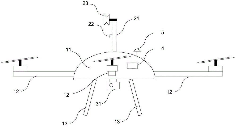 Multi-rotor-wing patrolling aircraft and power transmission line patrolling system