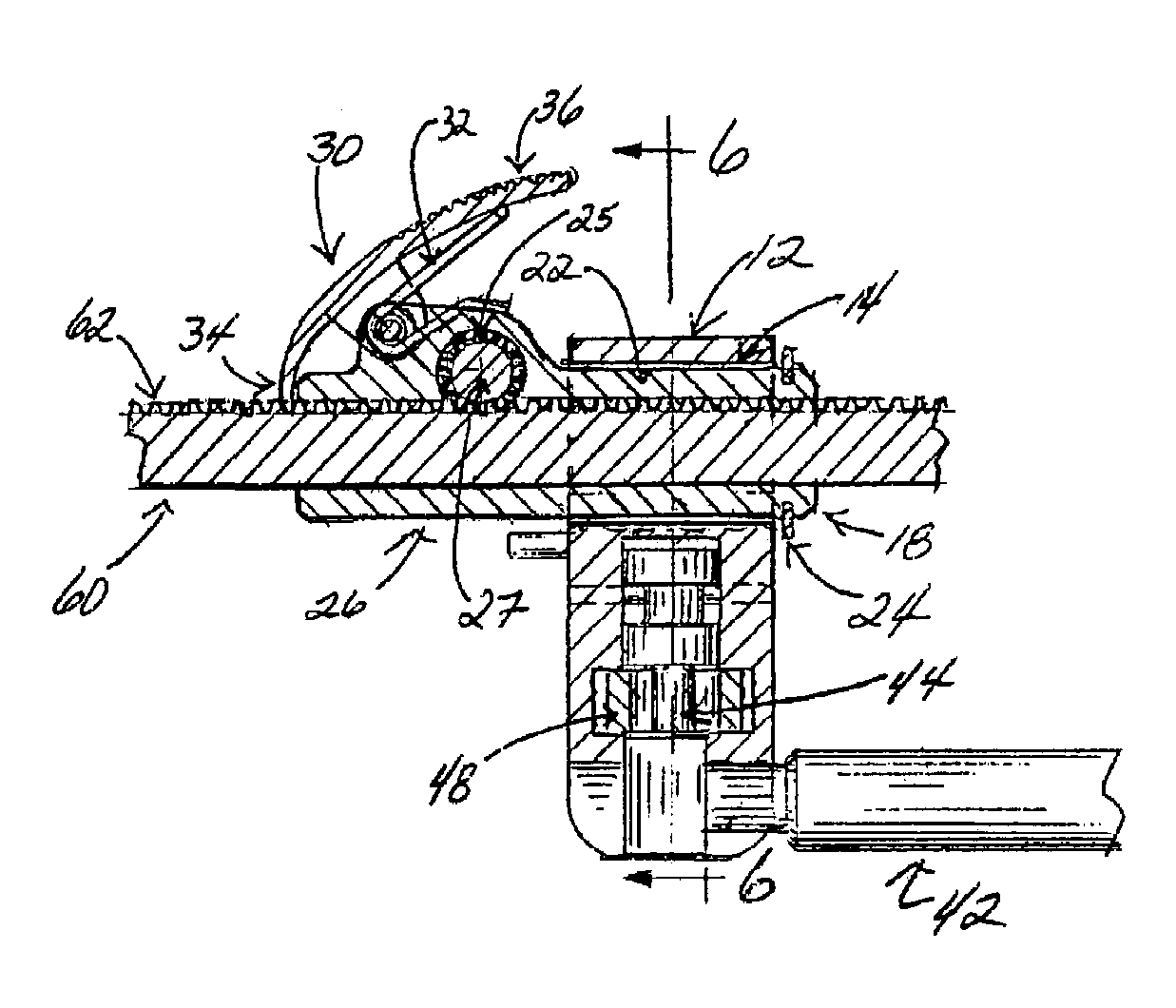 Crank retractor handle