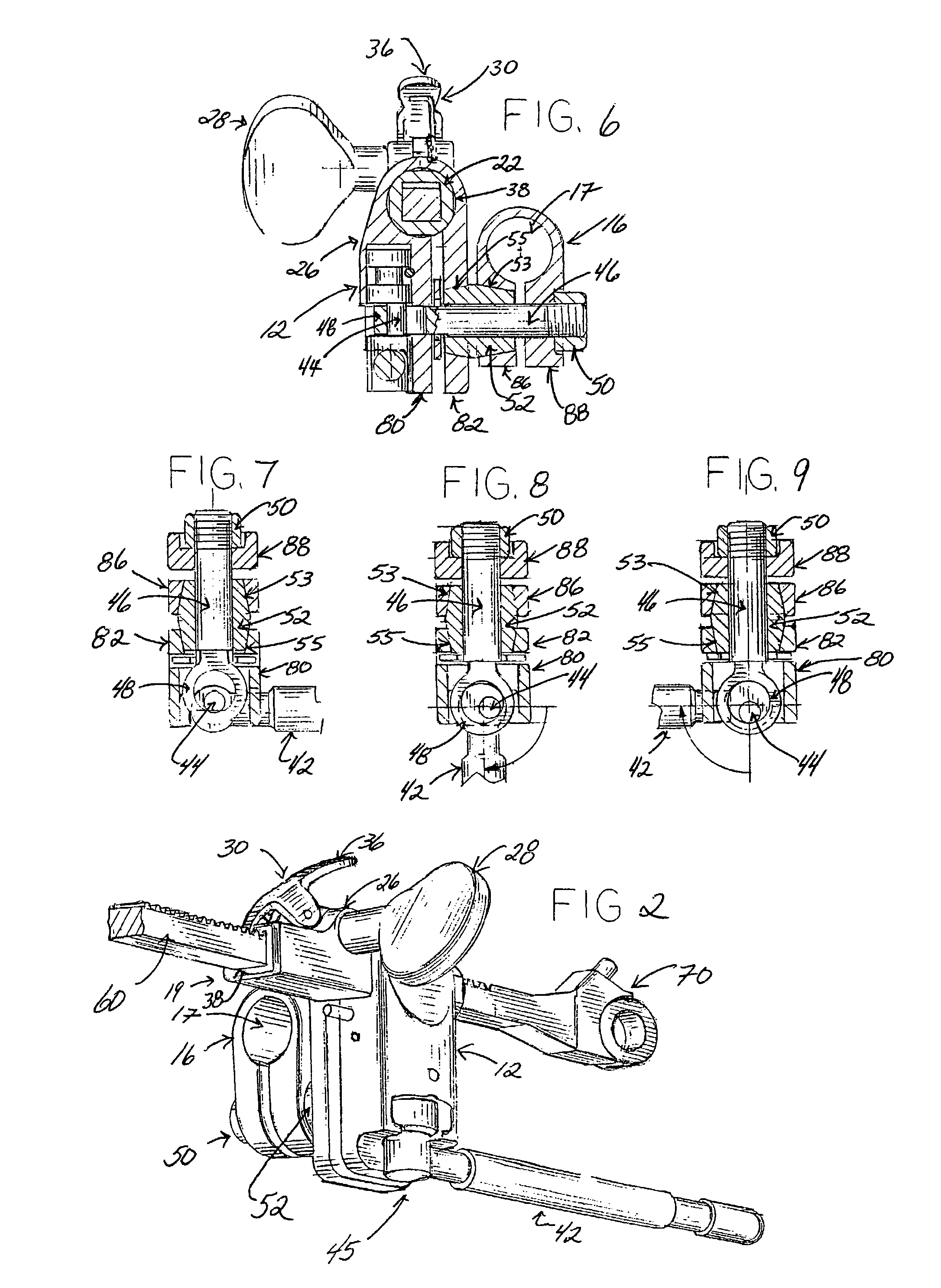 Crank retractor handle