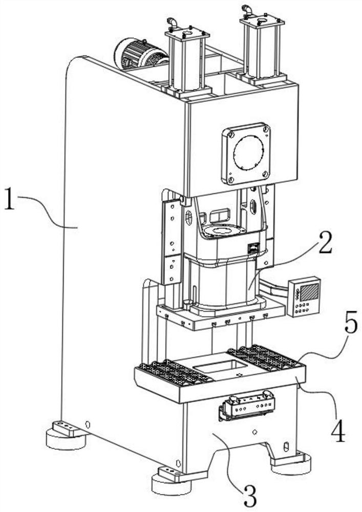 High-precision numerical control hydraulic punching machine