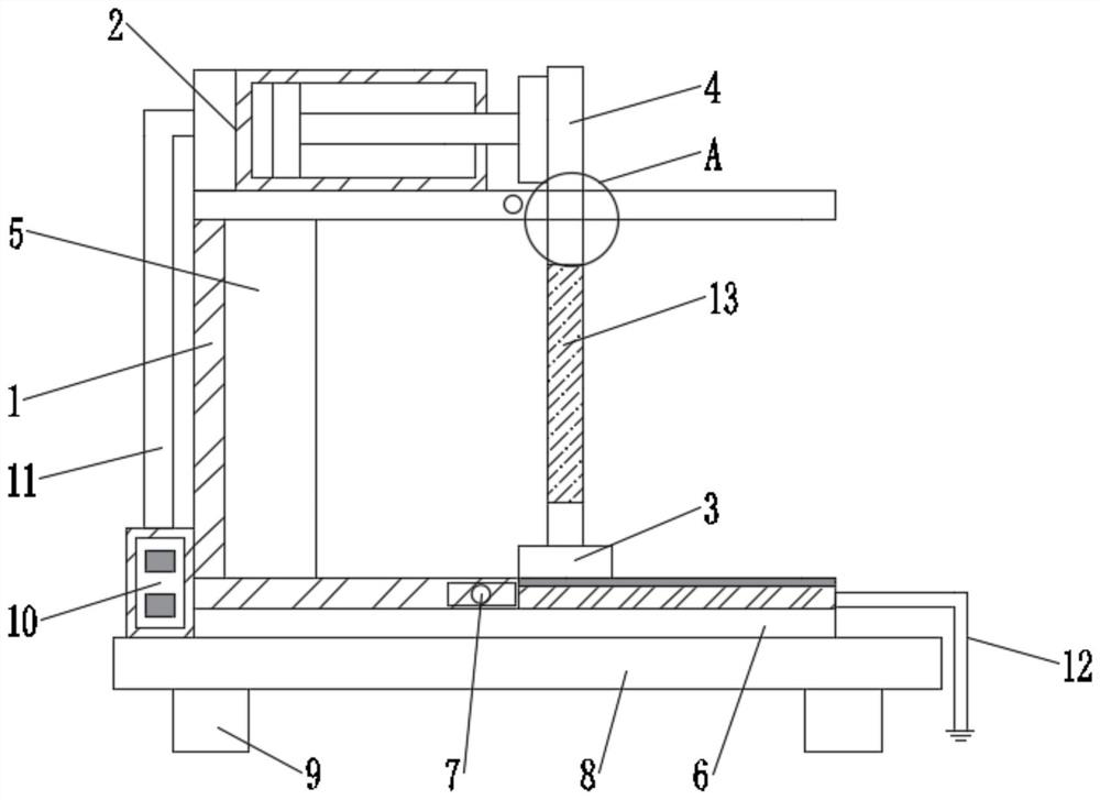 Electric power tool safety cabinet capable of intelligently adjusting space