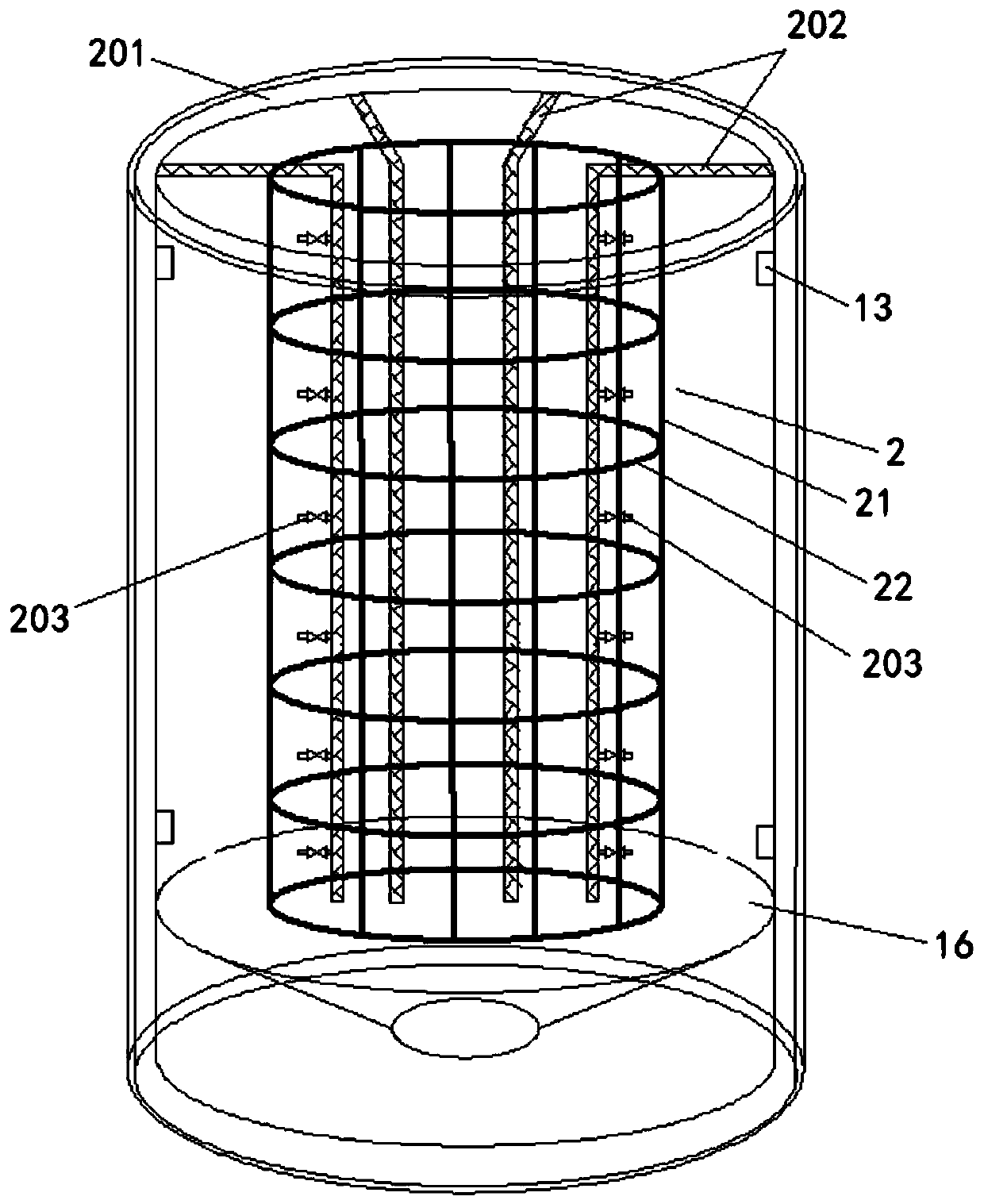 Sterilization oven capable of collecting internal temperature of enoki mushroom bottles