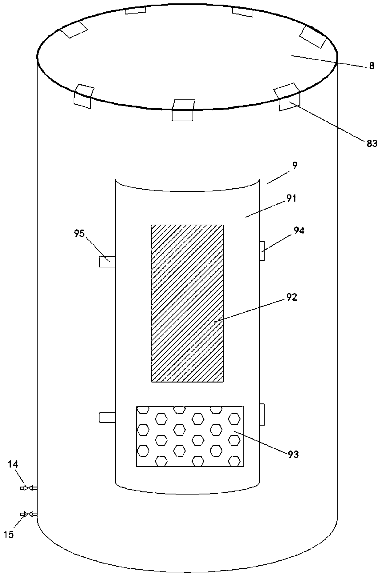 Sterilization oven capable of collecting internal temperature of enoki mushroom bottles