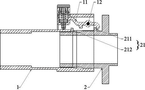 Novel connector press button type two-stage unlocking mechanism