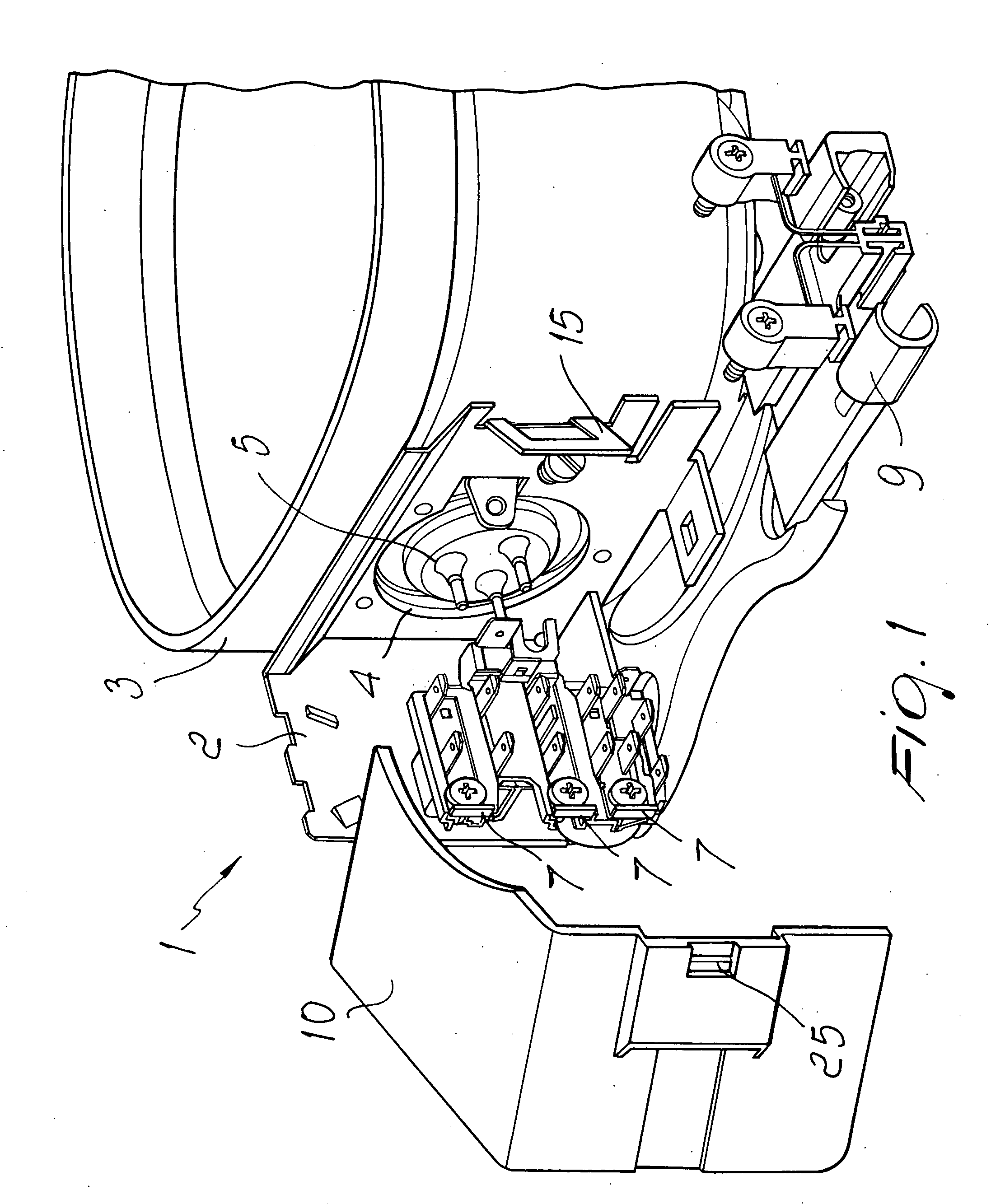 Terminal block assembly for the connection and control of sealed compressors particularly for home refrigerators