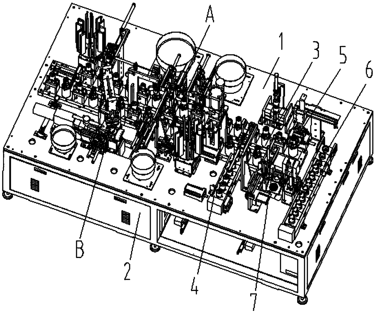 A fully automatic assembly production machine for motor stator