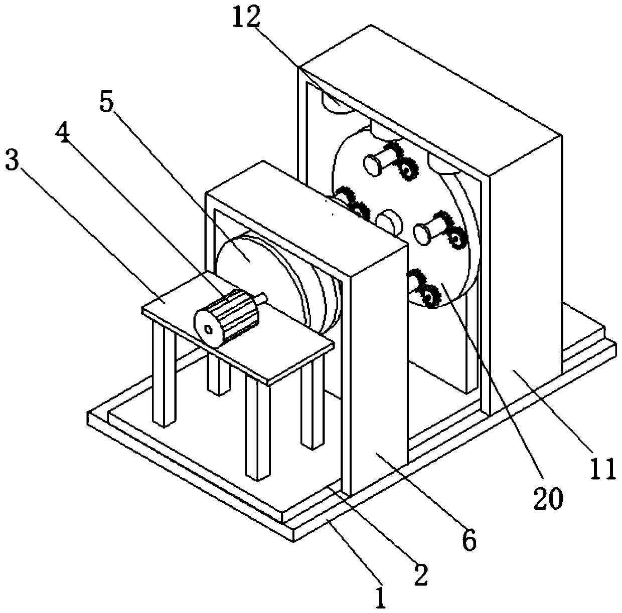 Automatic stranding machine for cable production