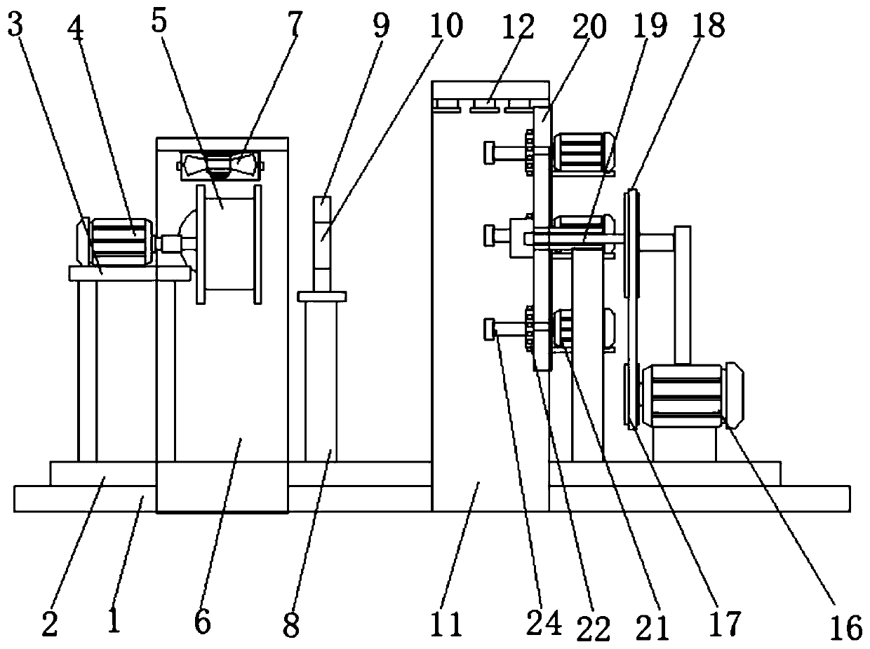 Automatic stranding machine for cable production