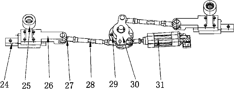 Method for installing automobile glass binding tape spike and hygroscope bracket