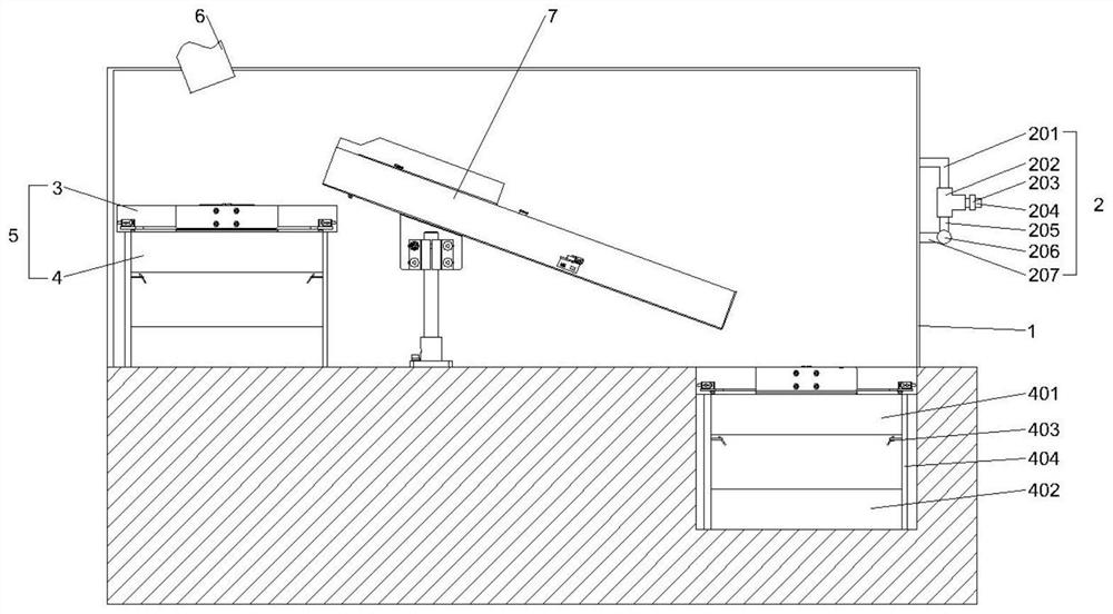 Pebble coal collecting device and pebble coal collecting method