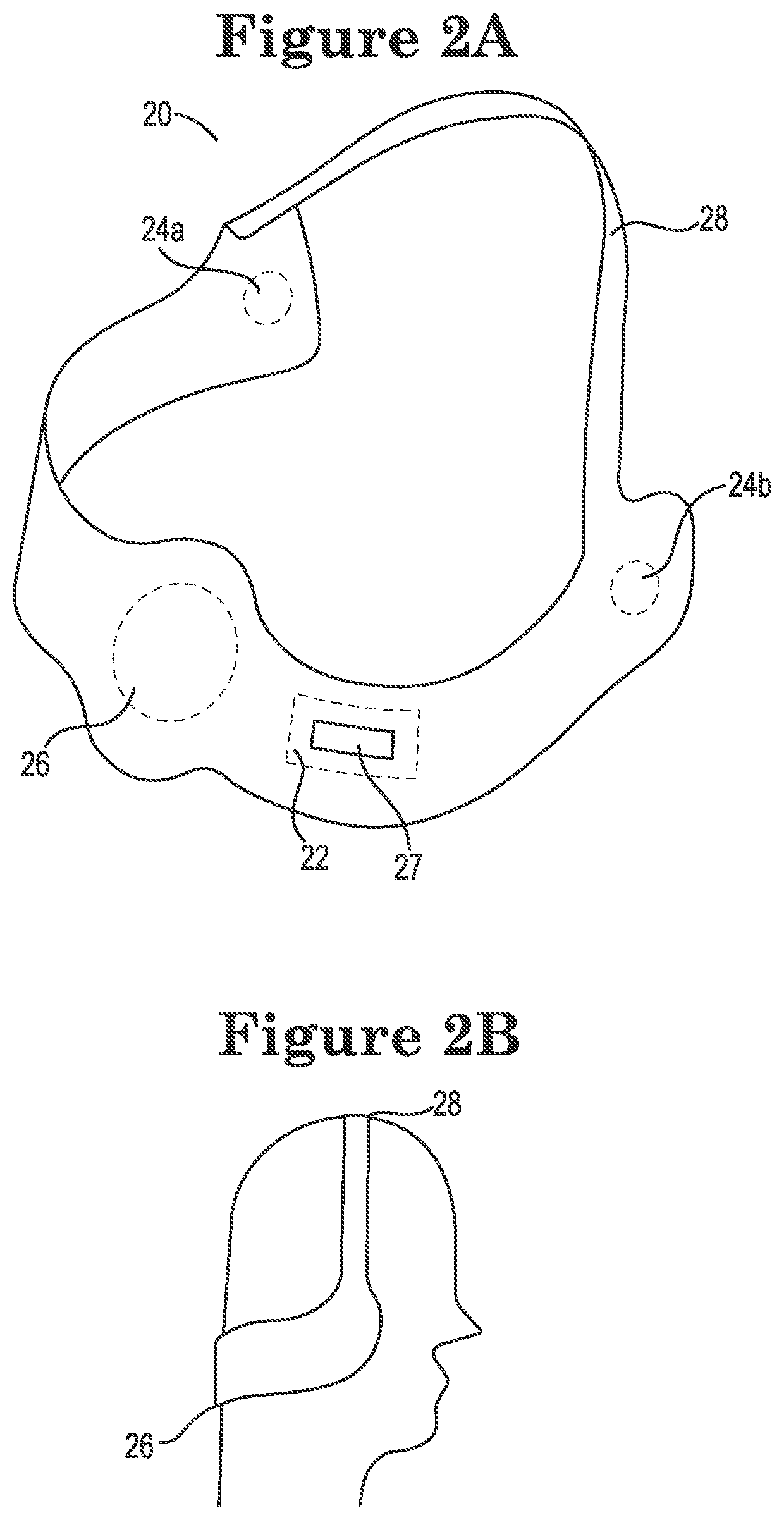 Sensory stimulation or monitoring apparatus for the back of neck