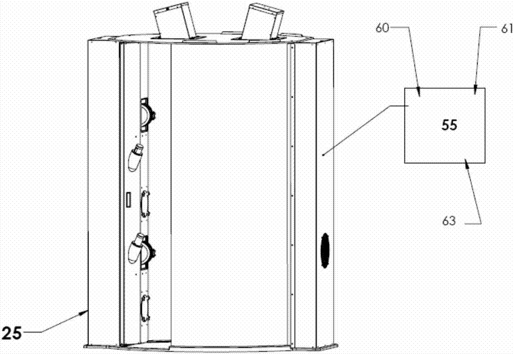 Automatic spraying program control system and automatic spraying device provided with system