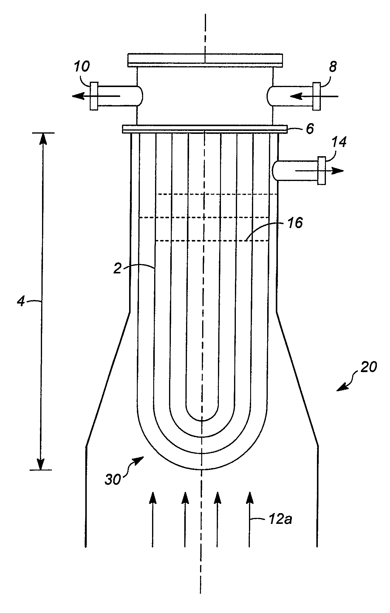 Tubular condensers having tubes with external enhancements