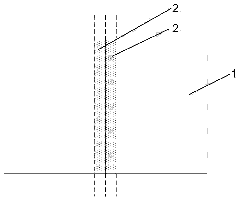 Array substrate and display device provided with same