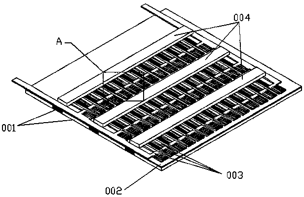 Planar flexible thermoelectric power generation structure