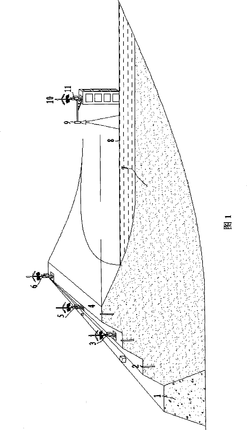 Gangue stock digitalization safety monitoring system, method and device