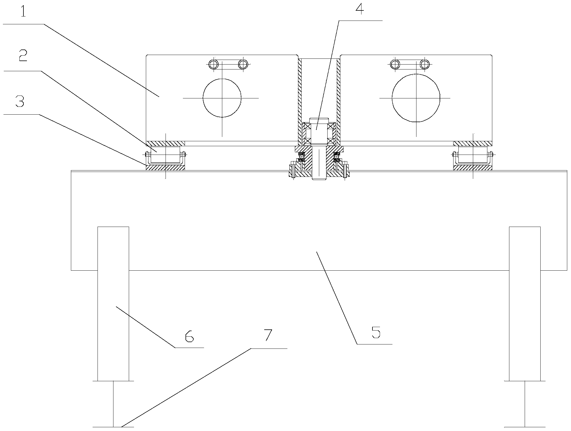 Paint-spraying rotary frame for motor