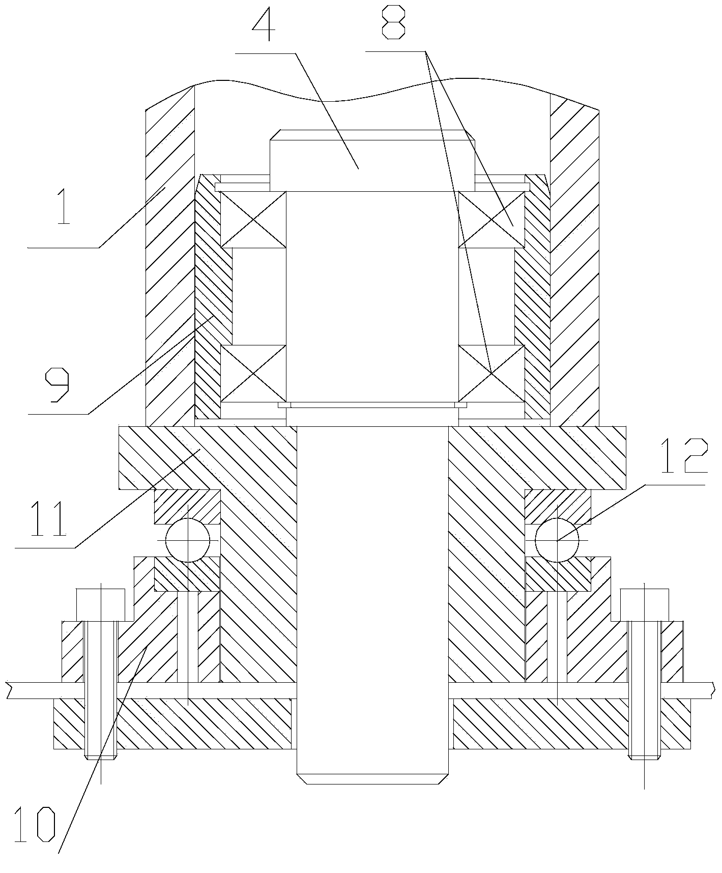 Paint-spraying rotary frame for motor