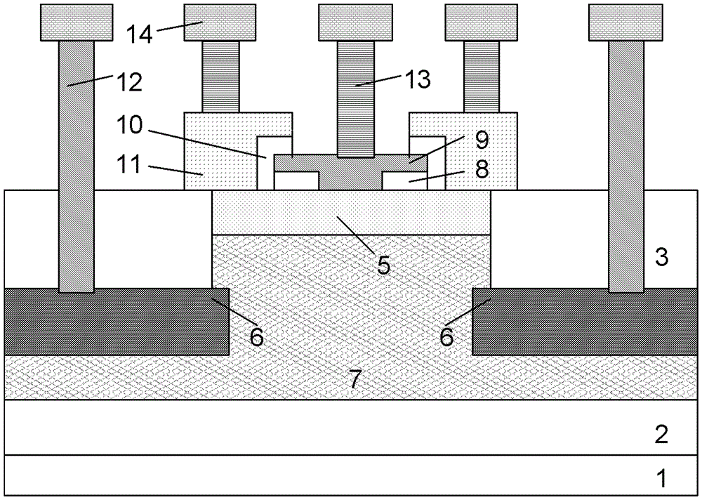 Vertical parasitic pnp triode in germanium silicon hbt process and fabrication method thereof