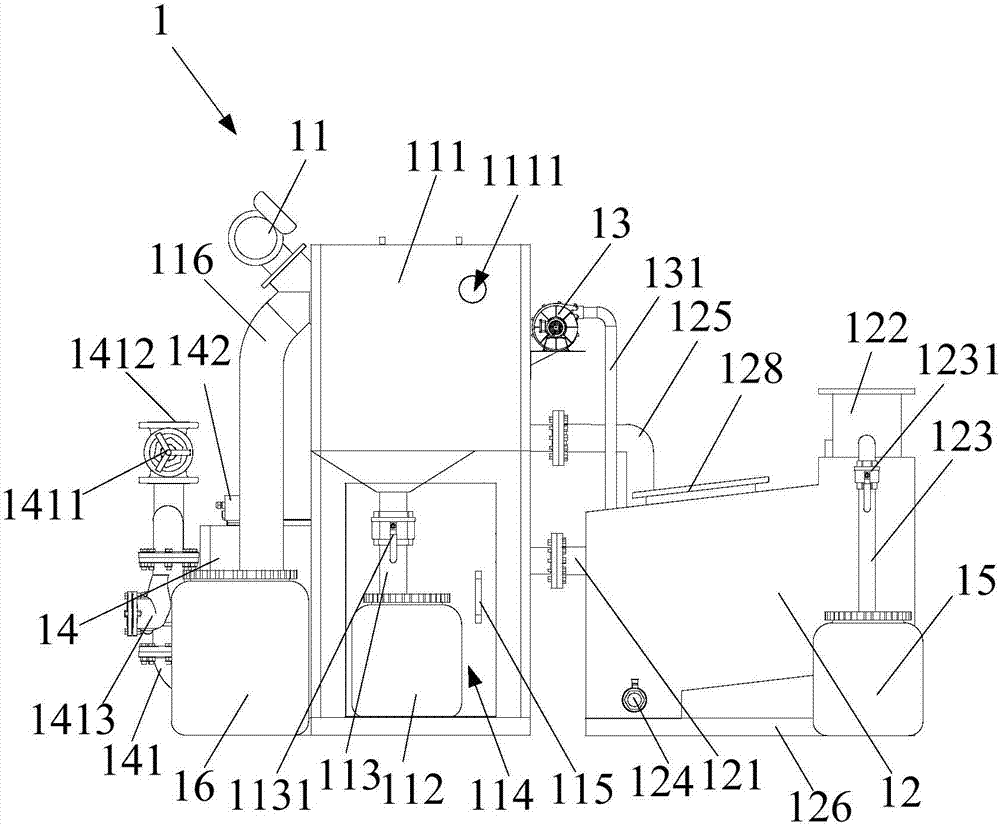 Combined automatic oil-water separation equipment