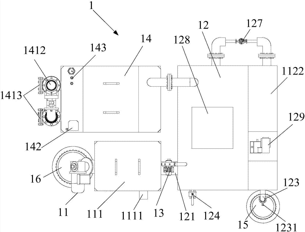 Combined automatic oil-water separation equipment