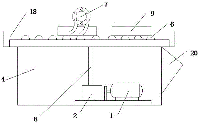 Anti-roller-knocking isolating barrel and feeding and discharging device with same