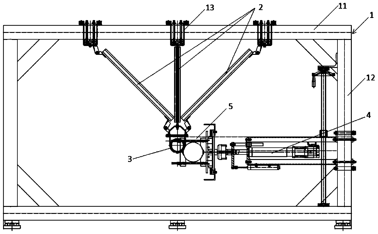 Fatigue testing device for anti-seismic support post