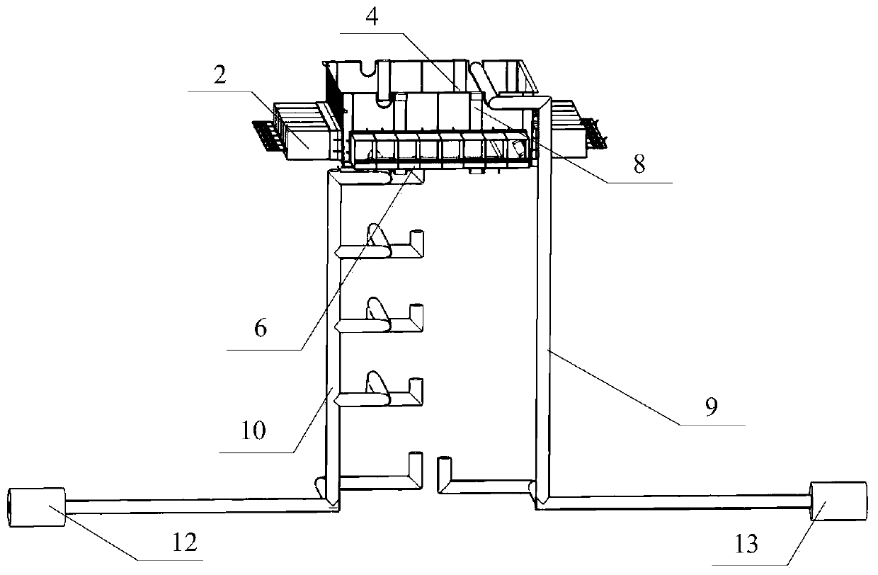 Three-dimensional ecological breeding system with hanging caves