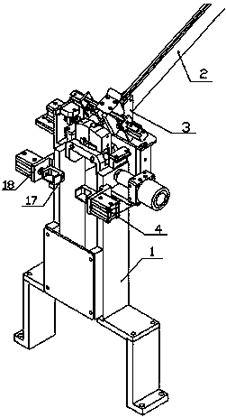 Rivet feeding device for wine box package riveting machine