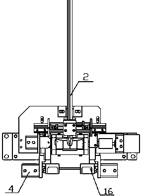 Rivet feeding device for wine box package riveting machine