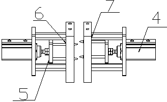 Rivet feeding device for wine box package riveting machine