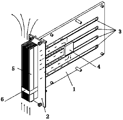 A heat dissipation assembly suitable for standard 4u chassis