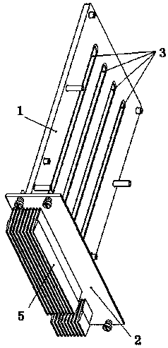 A heat dissipation assembly suitable for standard 4u chassis