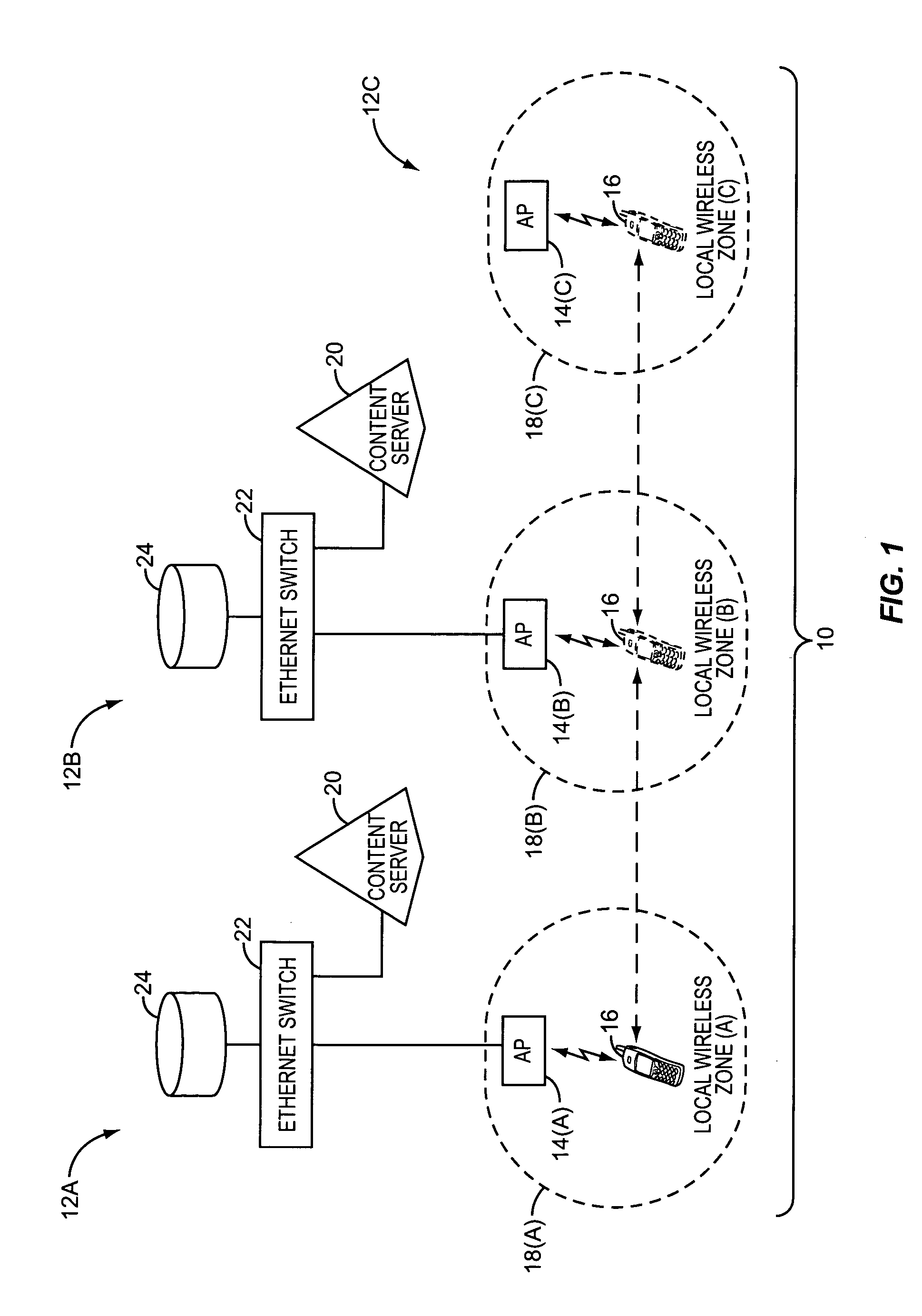 Providing location-based information in local wireless zones