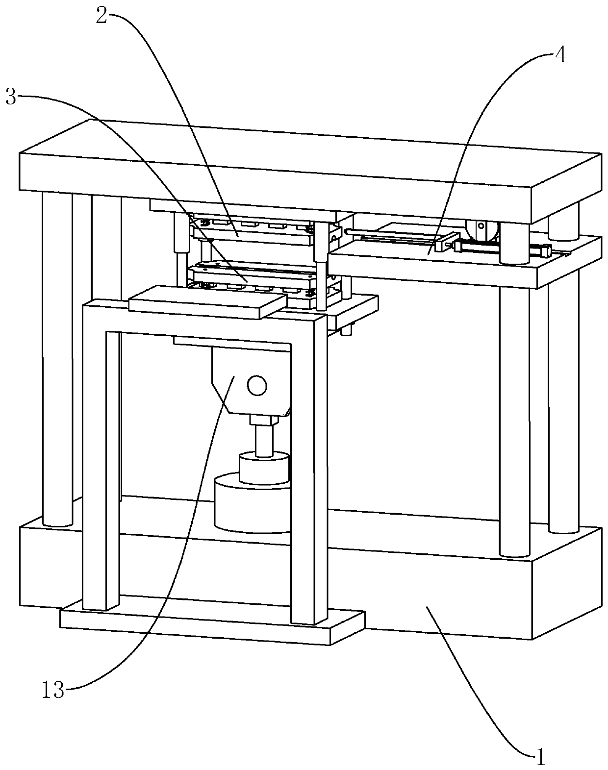 A copper tape sewing machine