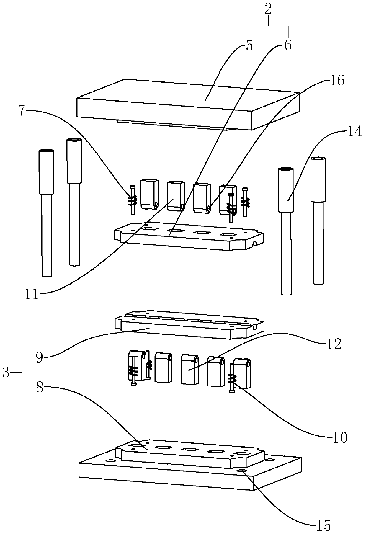 A copper tape sewing machine