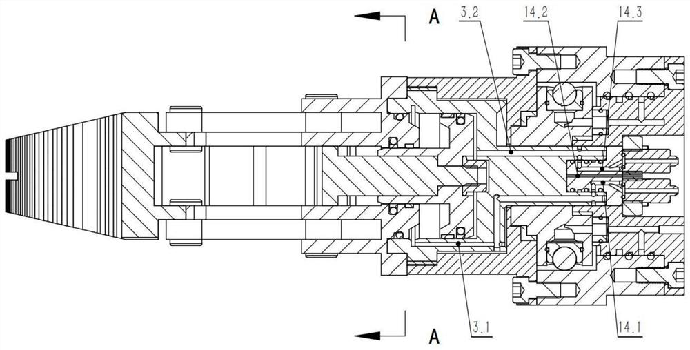 Water drive integrated manipulator end effector