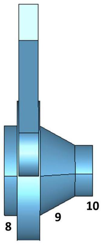 Dual-confocal waveguide gyrotron traveling wave tube input coupler based on coaxial resonant cavity structure