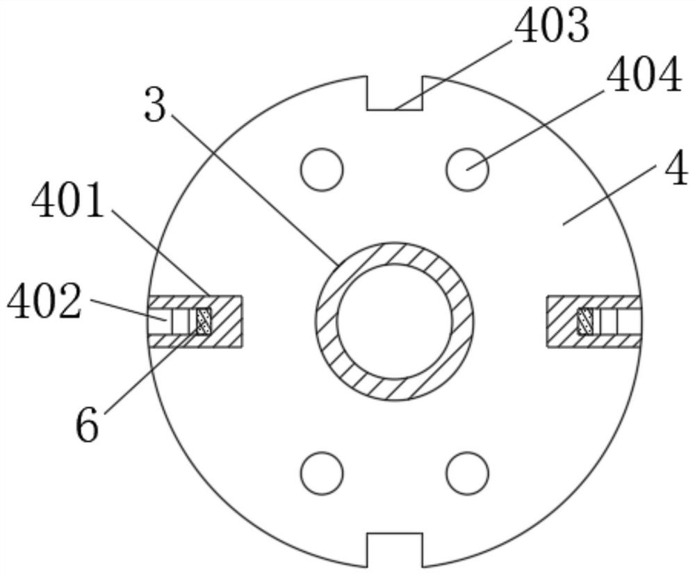 Rubber container airbag-type water hammer absorber for waterway pipe network