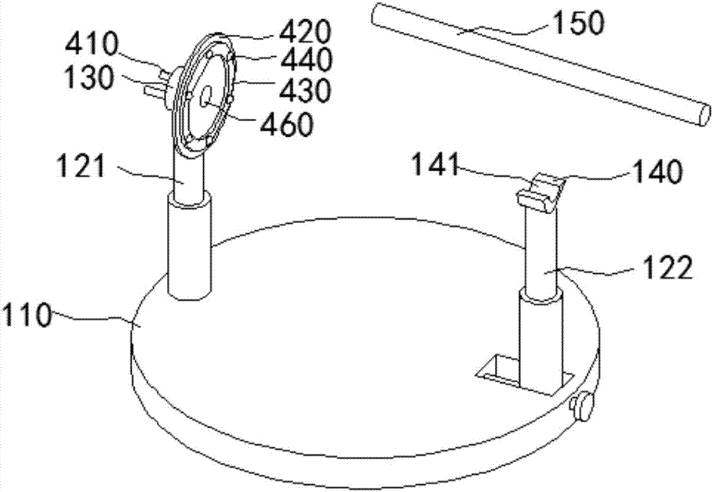 Cable unwinding rack