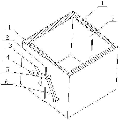 Laboratory storage box saving space