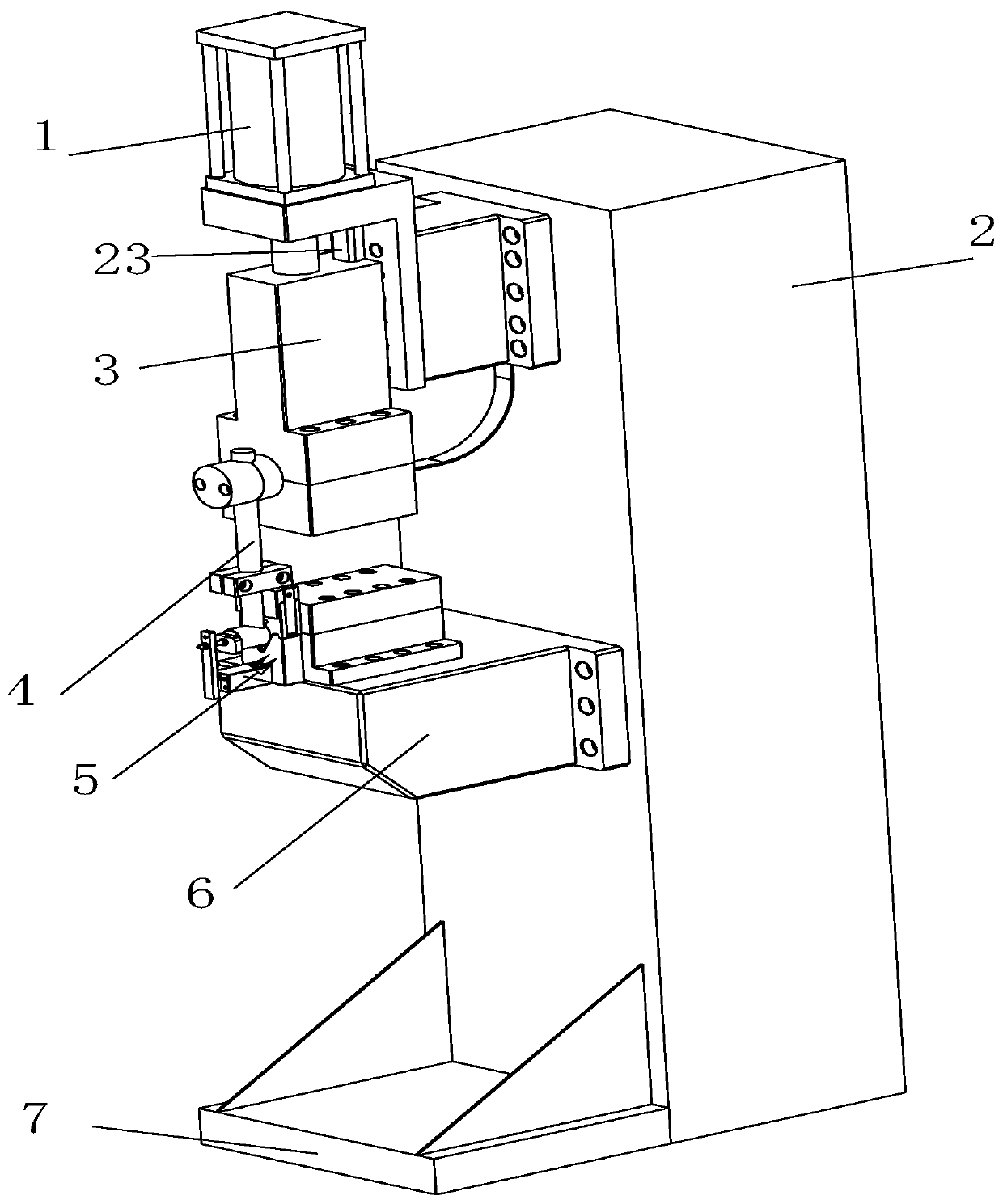 Circular shell welding device