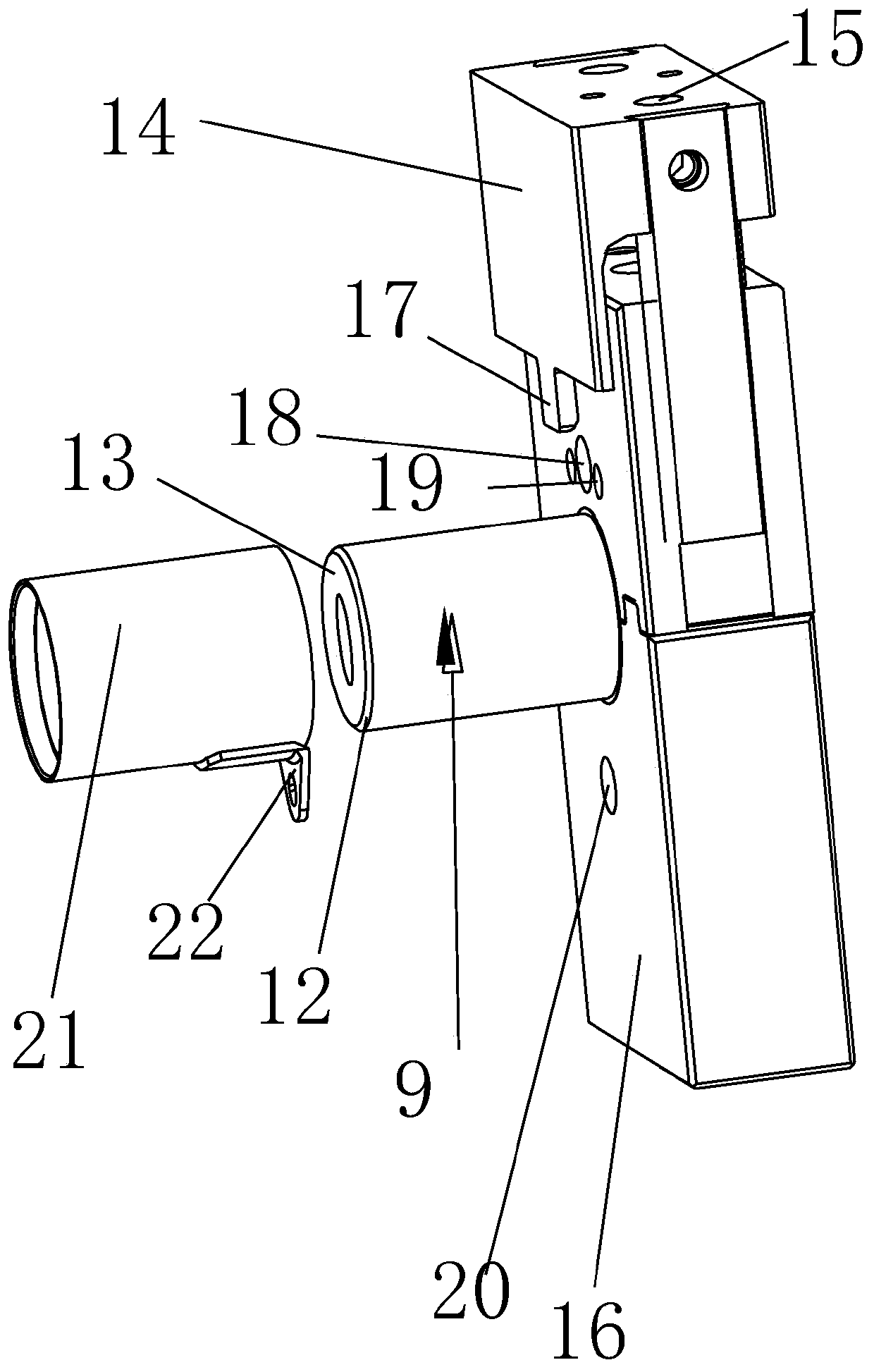 Circular shell welding device