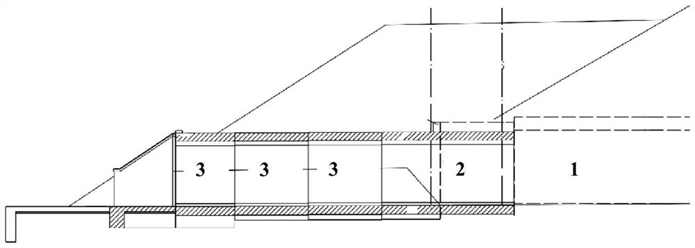 Flood season railway culvert roof sheathing method