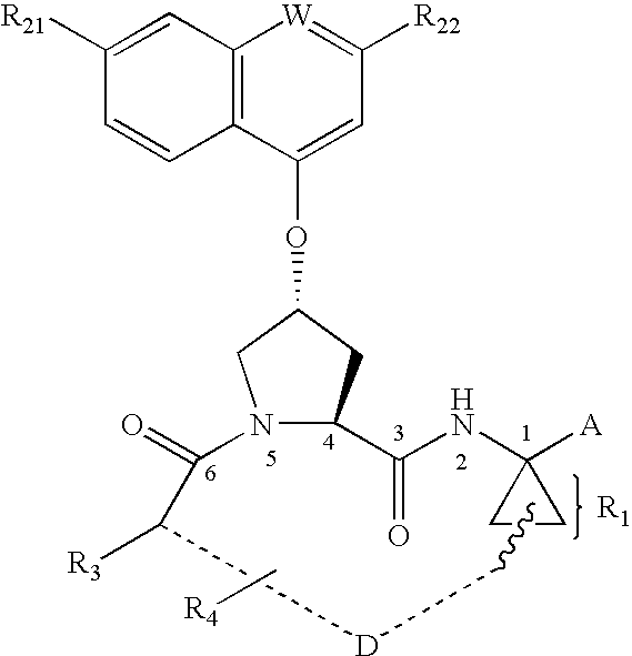 Ketoamides with cyclic P4'S as inhibitors of NS3 protease of hepatitis C virus